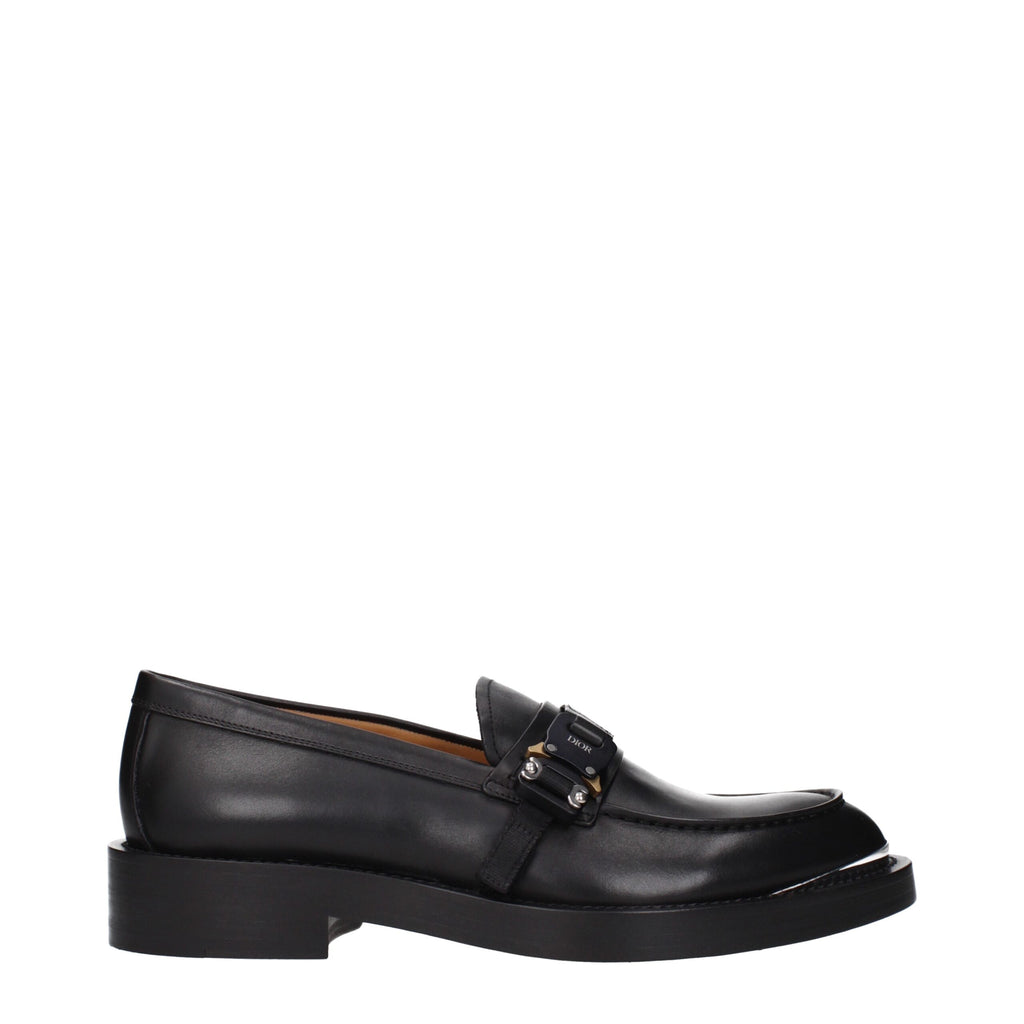 Christian Dior Black Leather Loafer