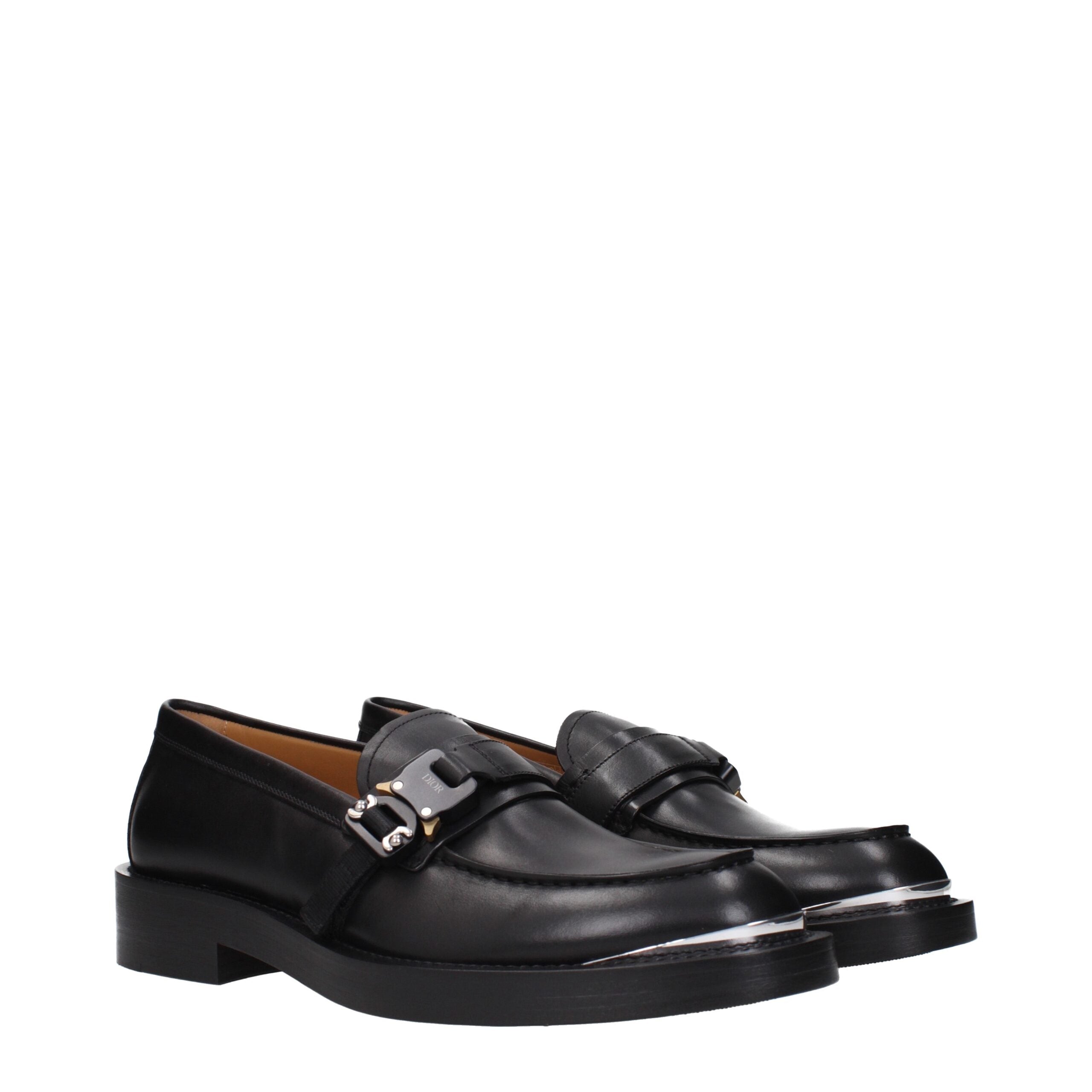 Christian Dior Black Leather Loafer