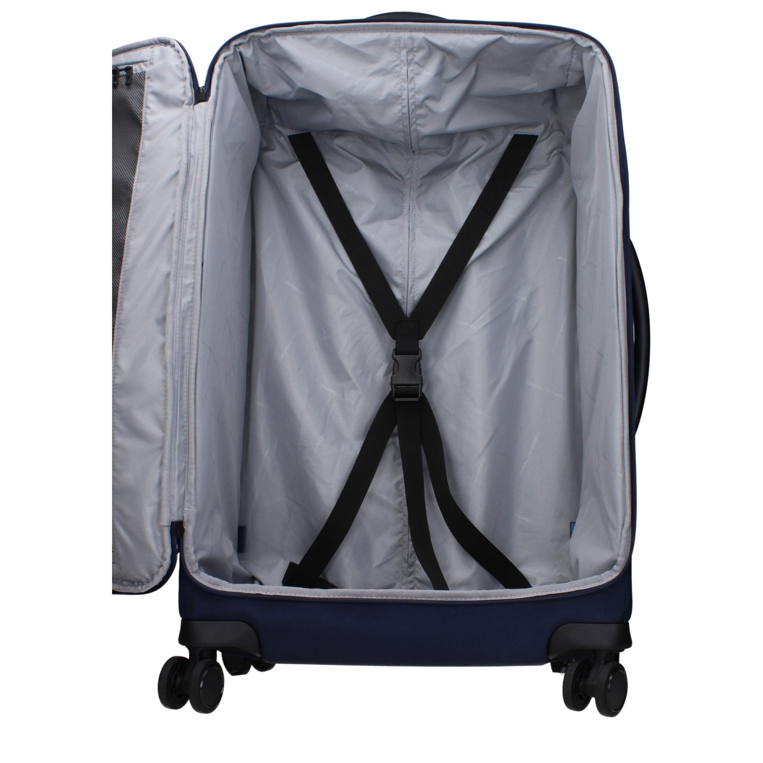 Piquadro Blue Fabric Luggage And Travel