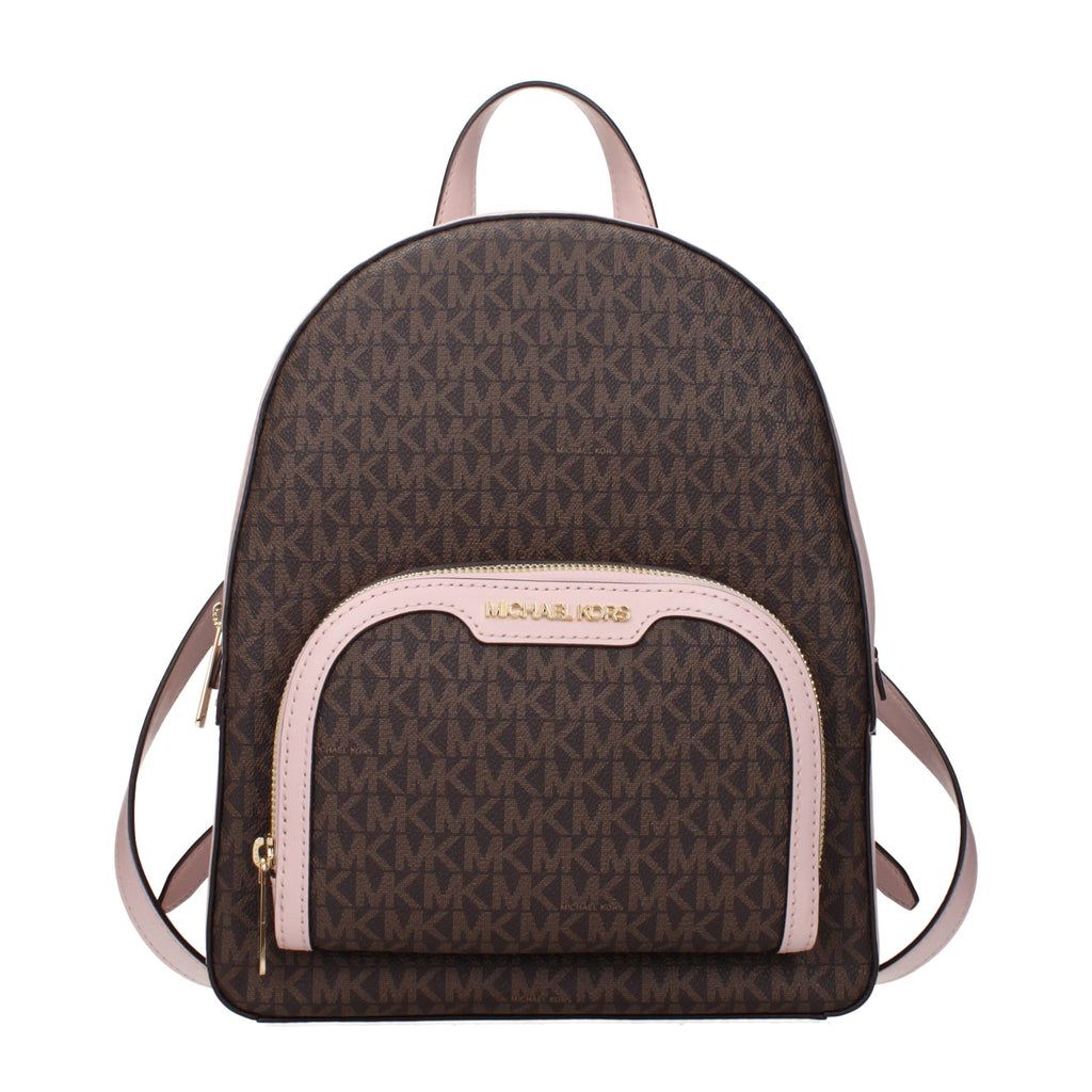 Michael Kors Brown Fabric Backpack