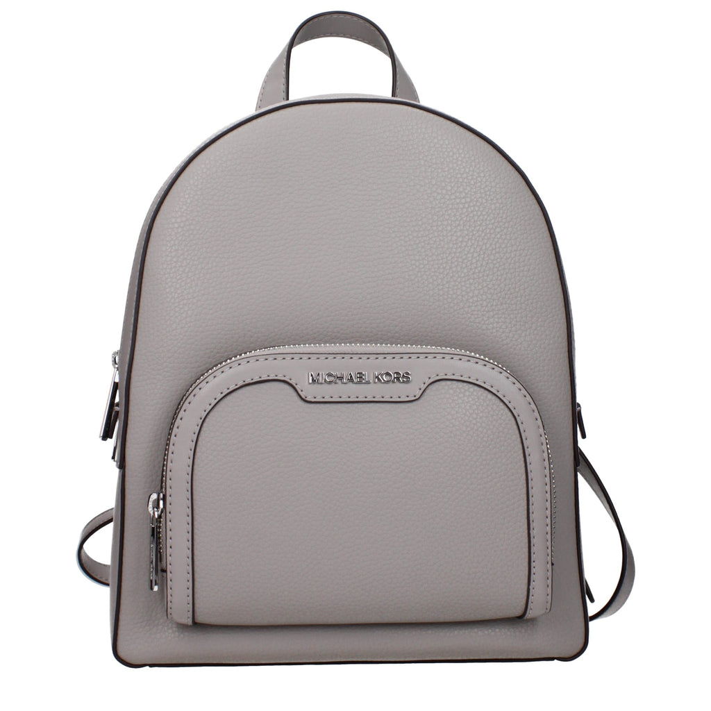 Michael Kors Grauer Lederrucksack
