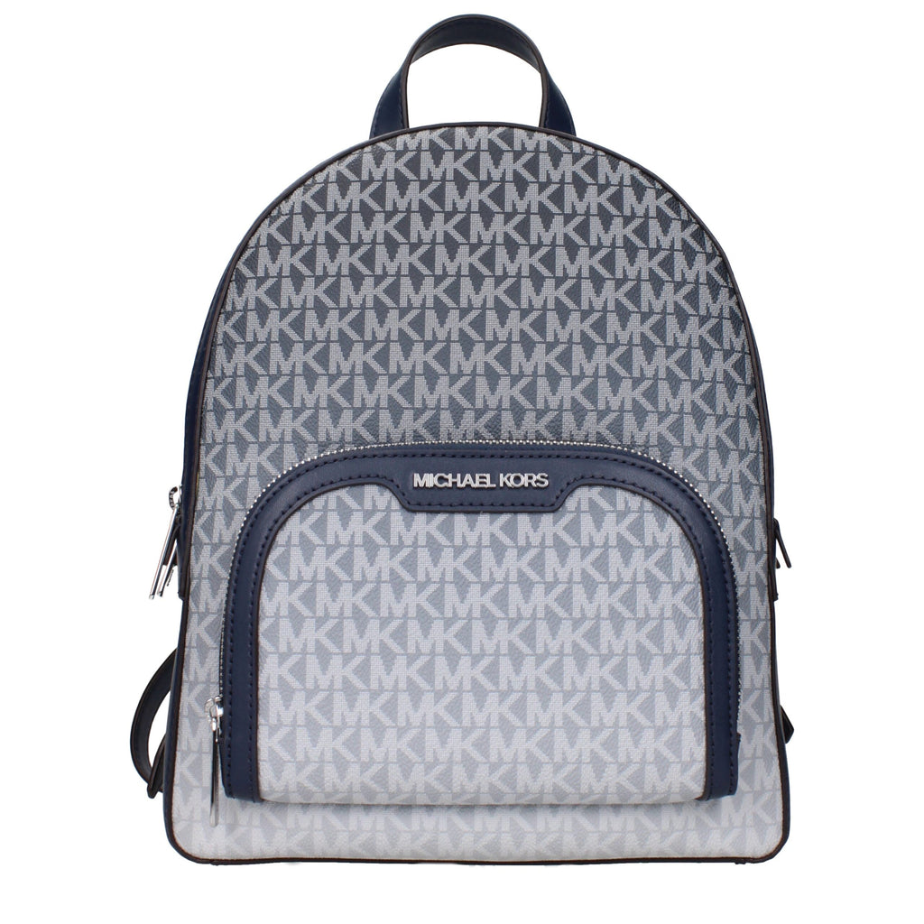 Michael Kors Blue Fabric Backpack