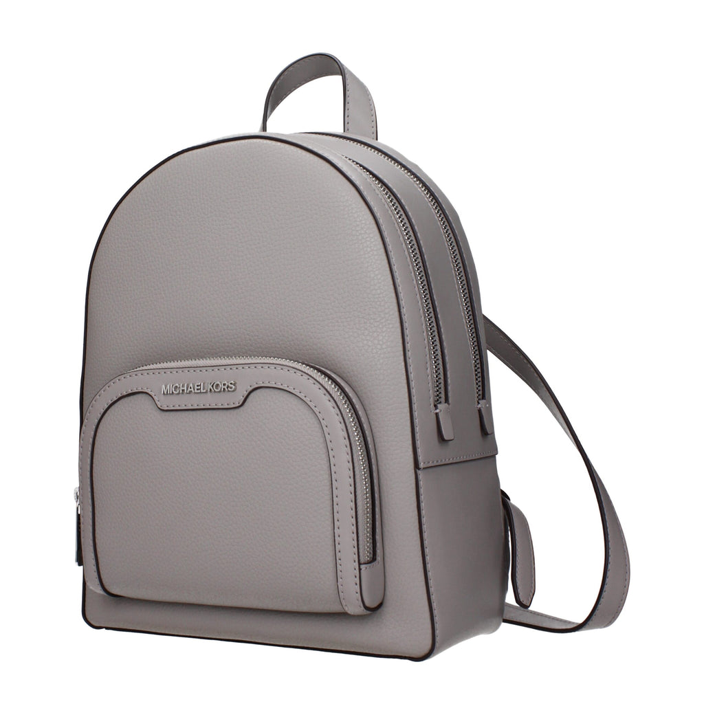 Michael Kors Grauer Lederrucksack
