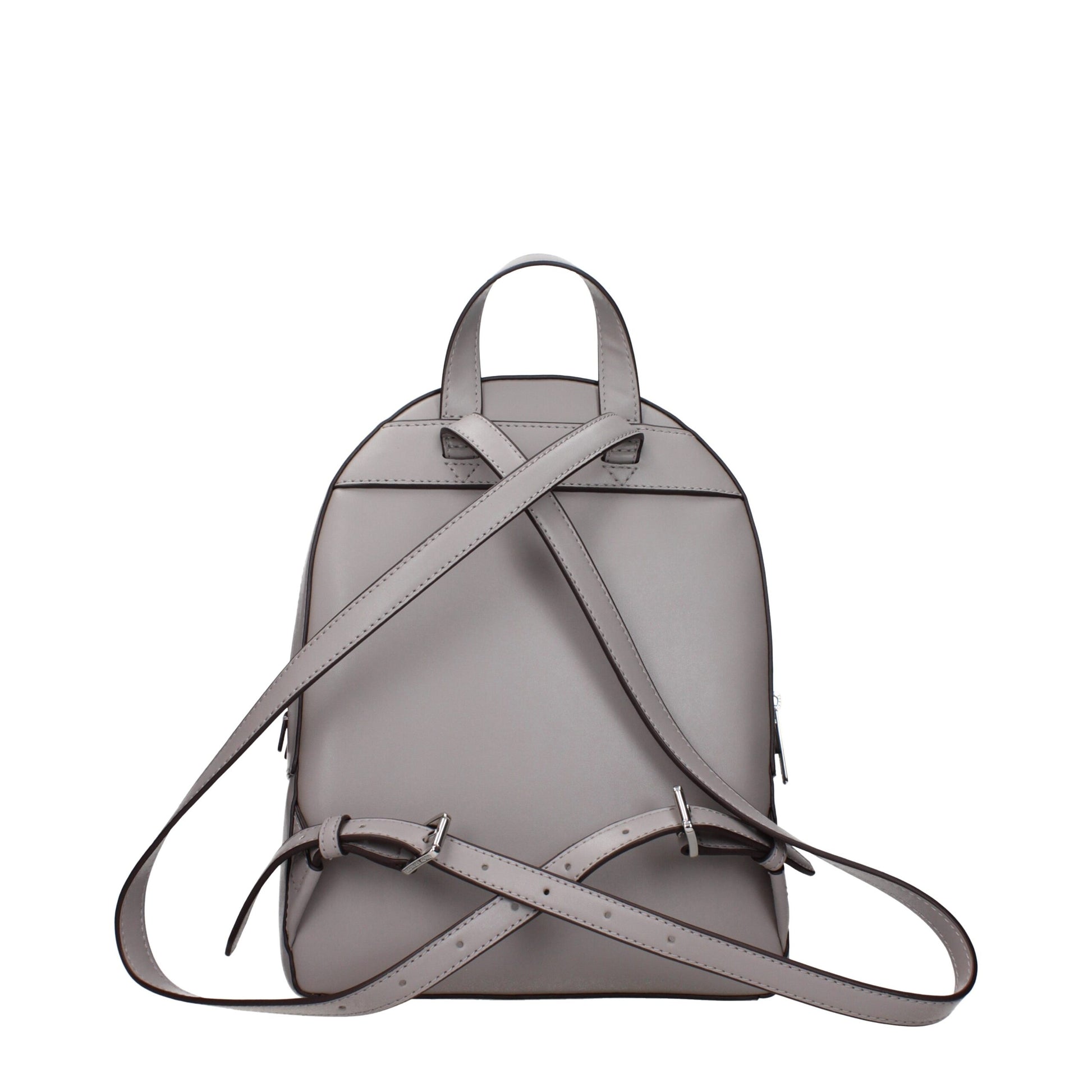 Michael Kors Gray Leather Backpack
