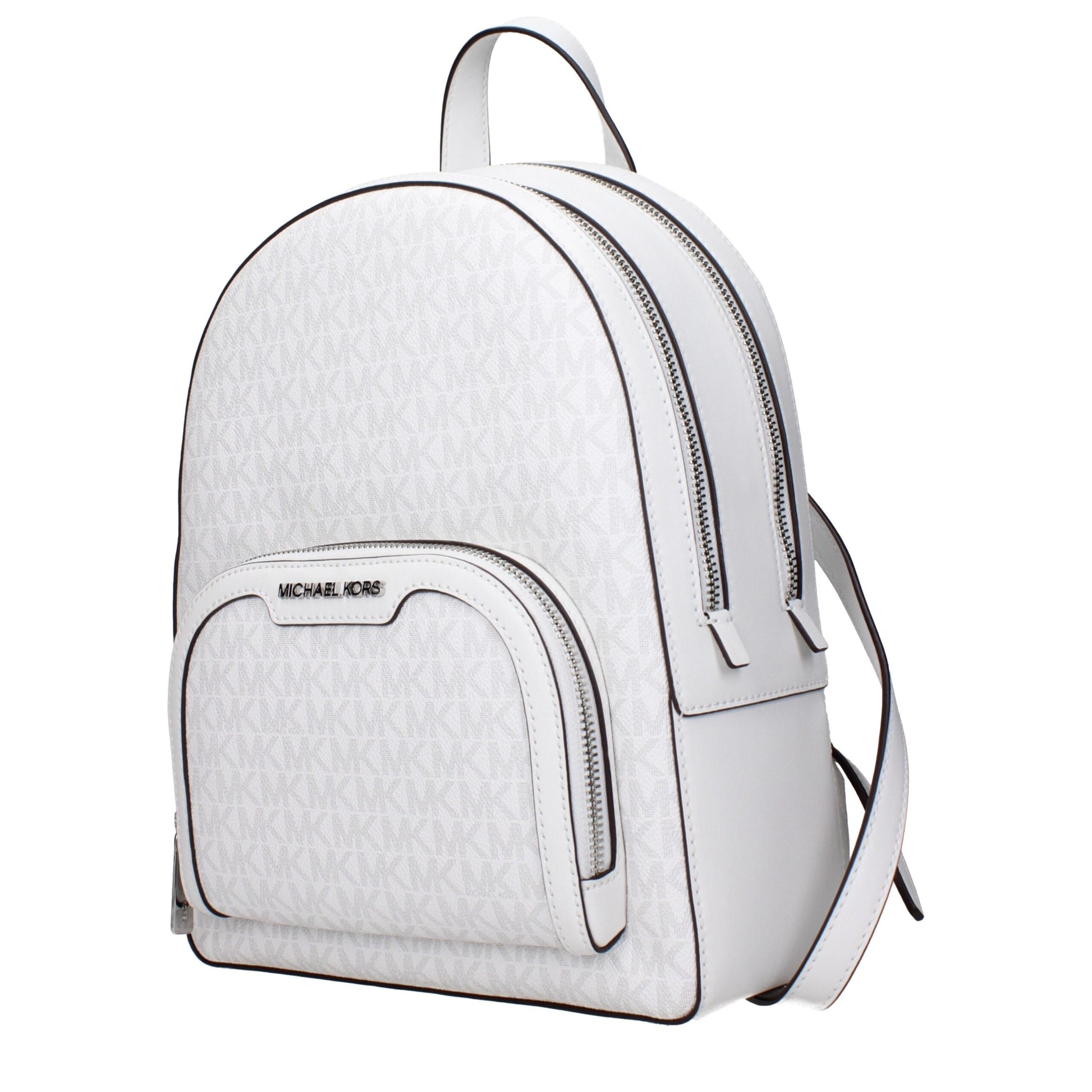Michael Kors White Fabric Backpack