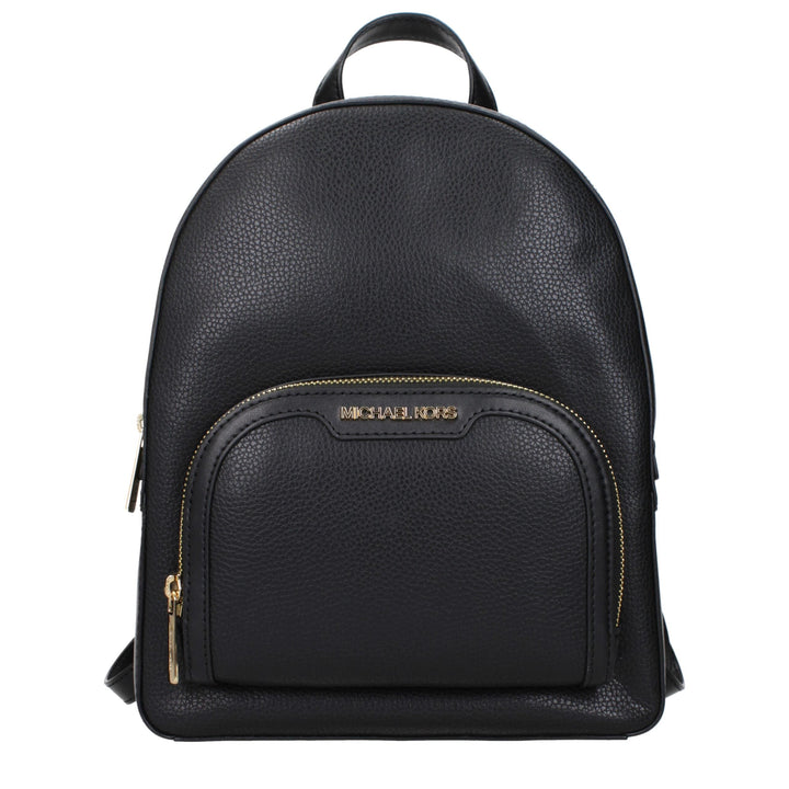 Michael Kors Black Leather Backpack