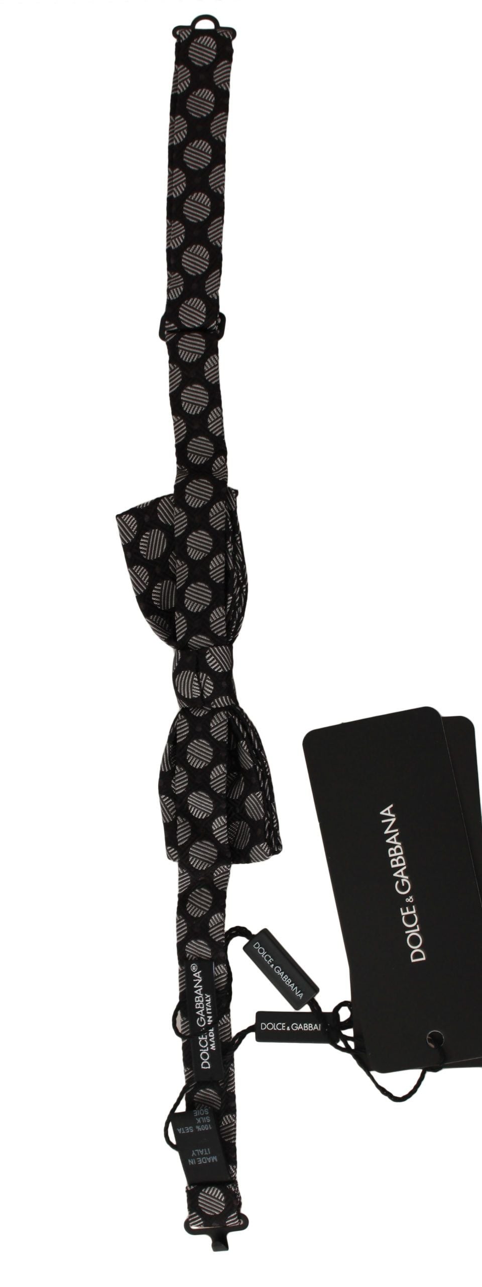 Dolce &amp; Gabbana Elegante Seidenfliege mit Punkten