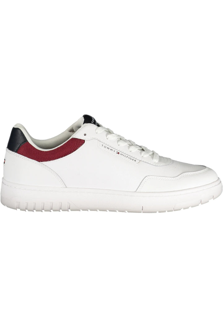 TOMMY HILFIGER MEN&#39;S WHITE SPORTS SHOES