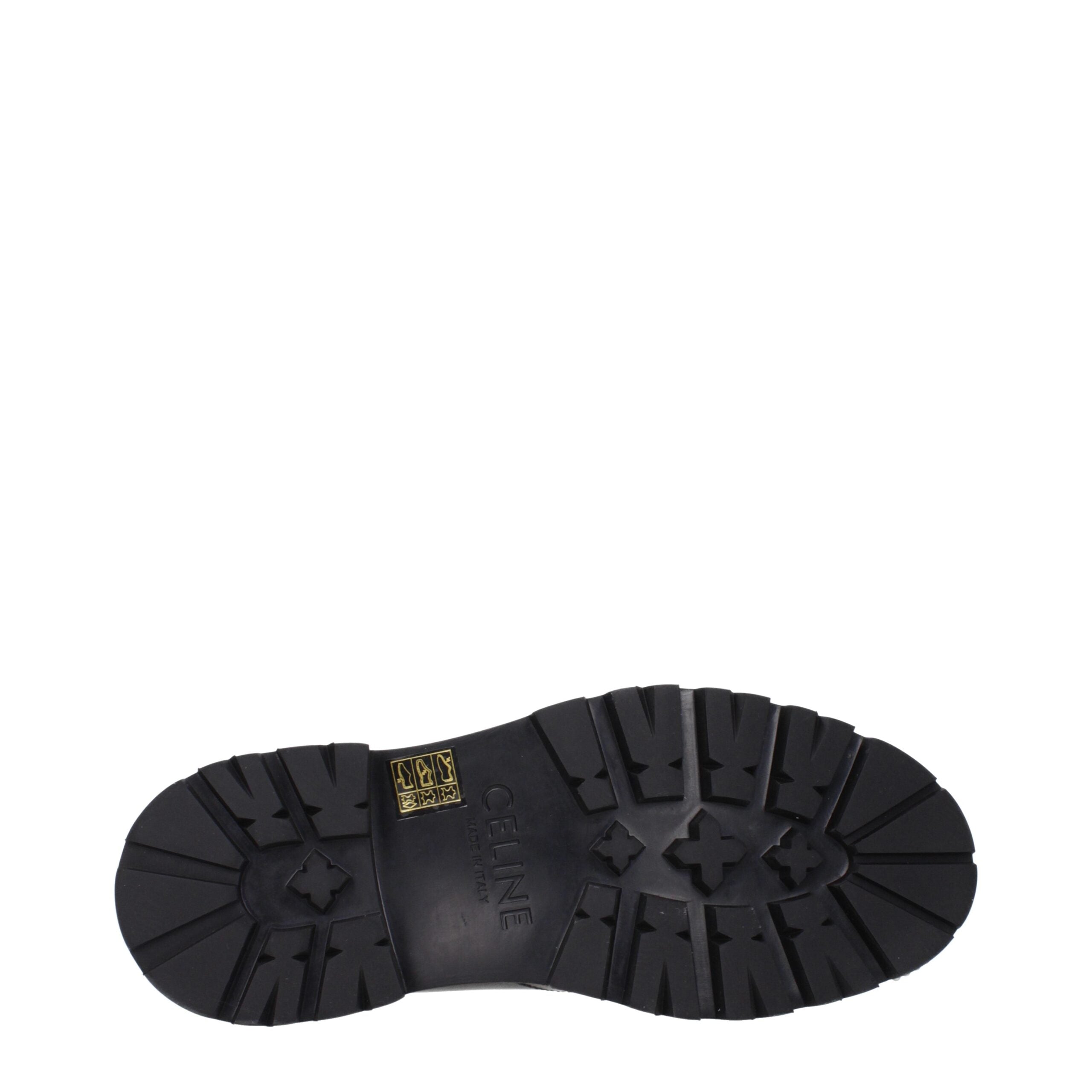 Celine Black Leather Formal Shoes