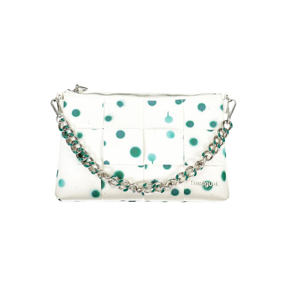 Desigual – Weiße Handtasche aus Polyethylen