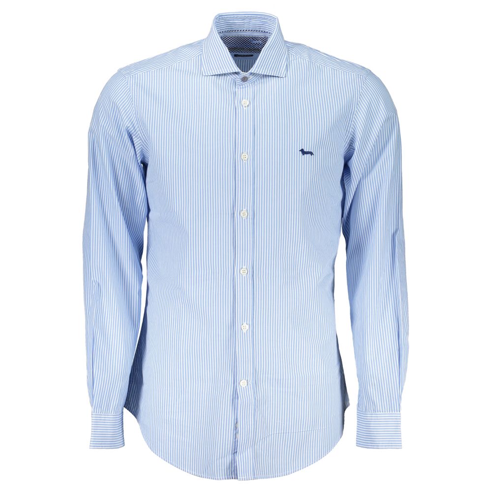 Harmont & Blaine Blue Cotton Shirt