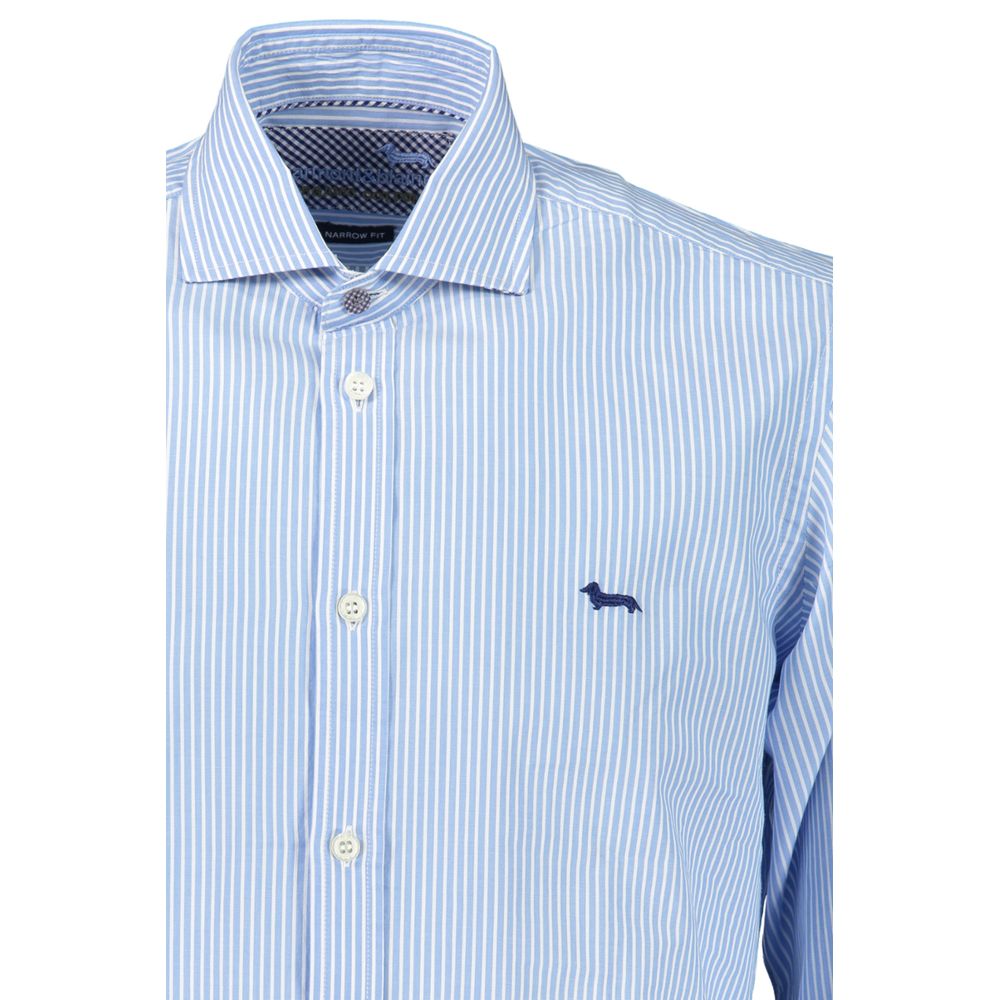 Harmont & Blaine Blue Cotton Shirt
