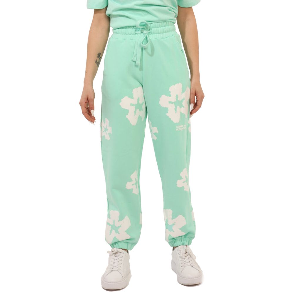 Comme Des Fuckdown Green Cotton Jeans & Pant