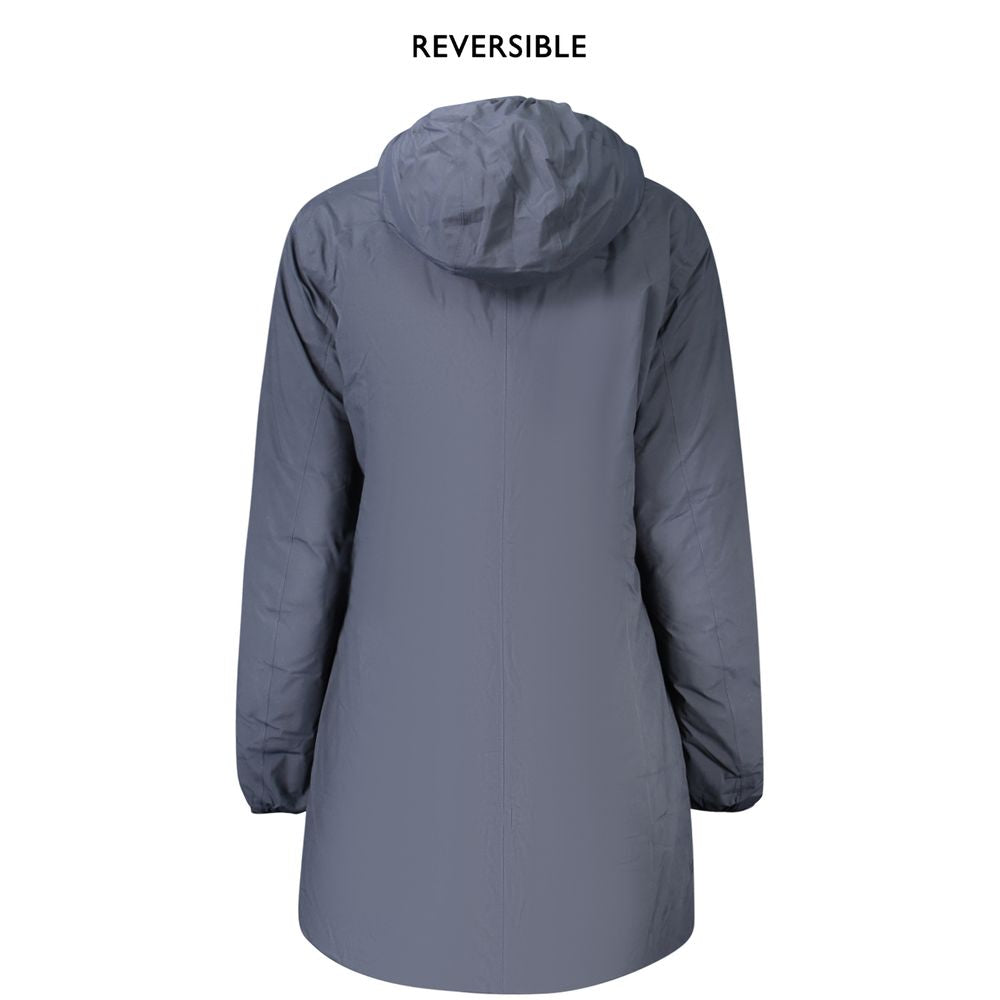 K-WAY Blue Polyester Jackets & Coat