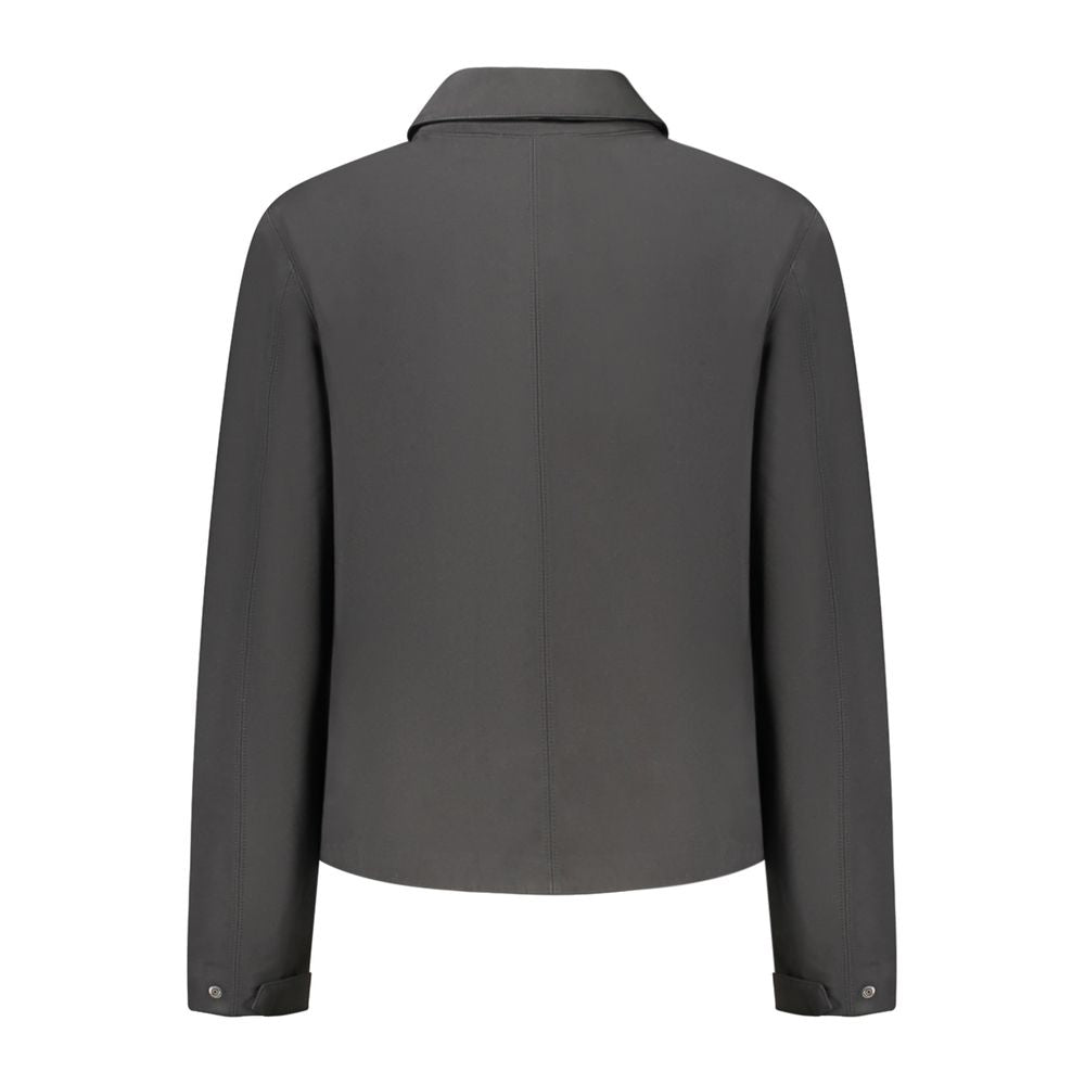 K-WAY Black Polyester Jackets & Coat