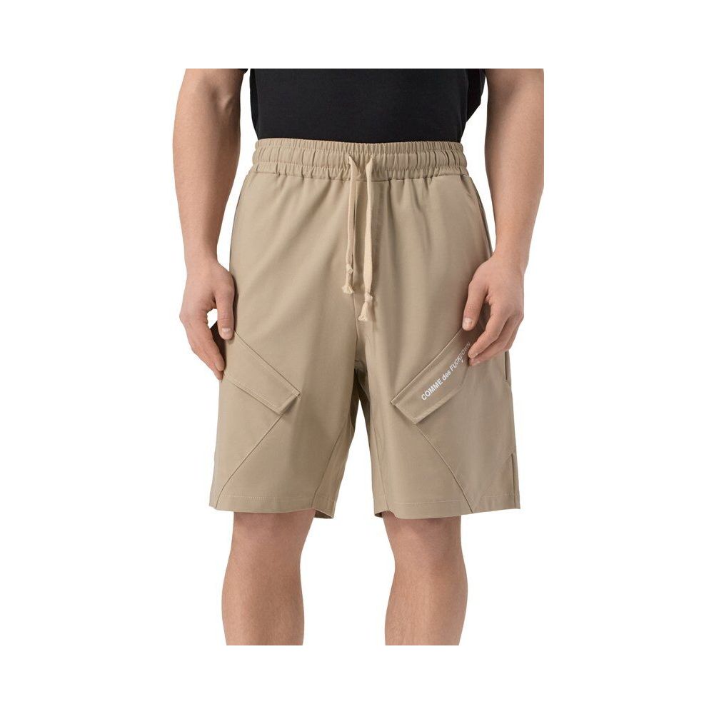 Comme Des Fuckdown Beige Cotton Short