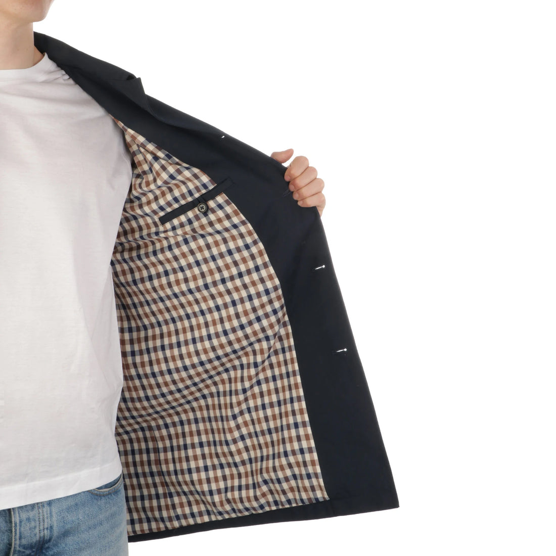 Aquascutum Trench Blue Man