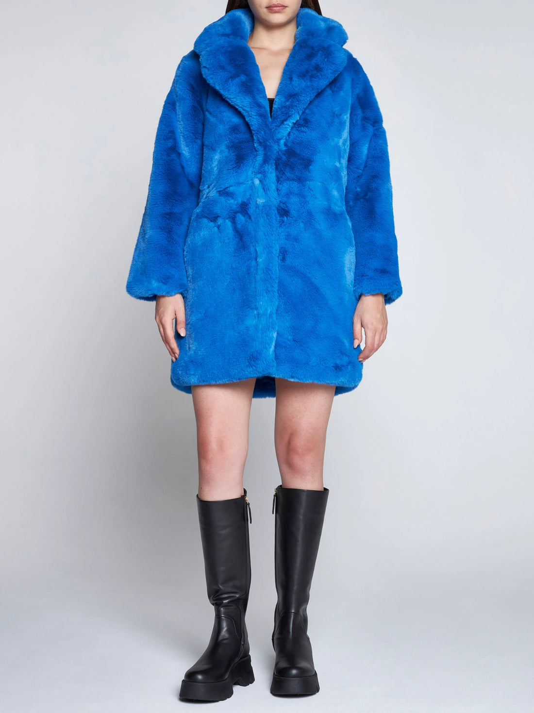 Apparis Eco-fur Blue Woman