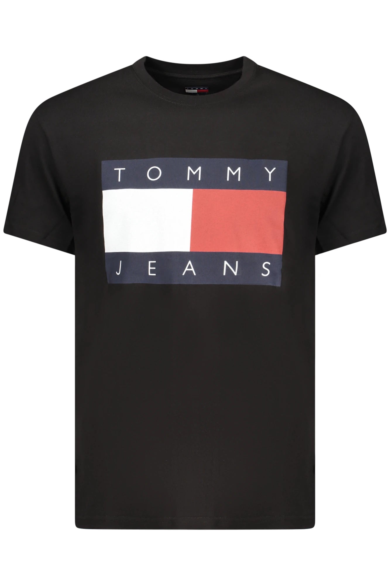 TOMMY HILFIGER MEN&#39;S SHORT-SLEEVE T-SHIRT BLACK