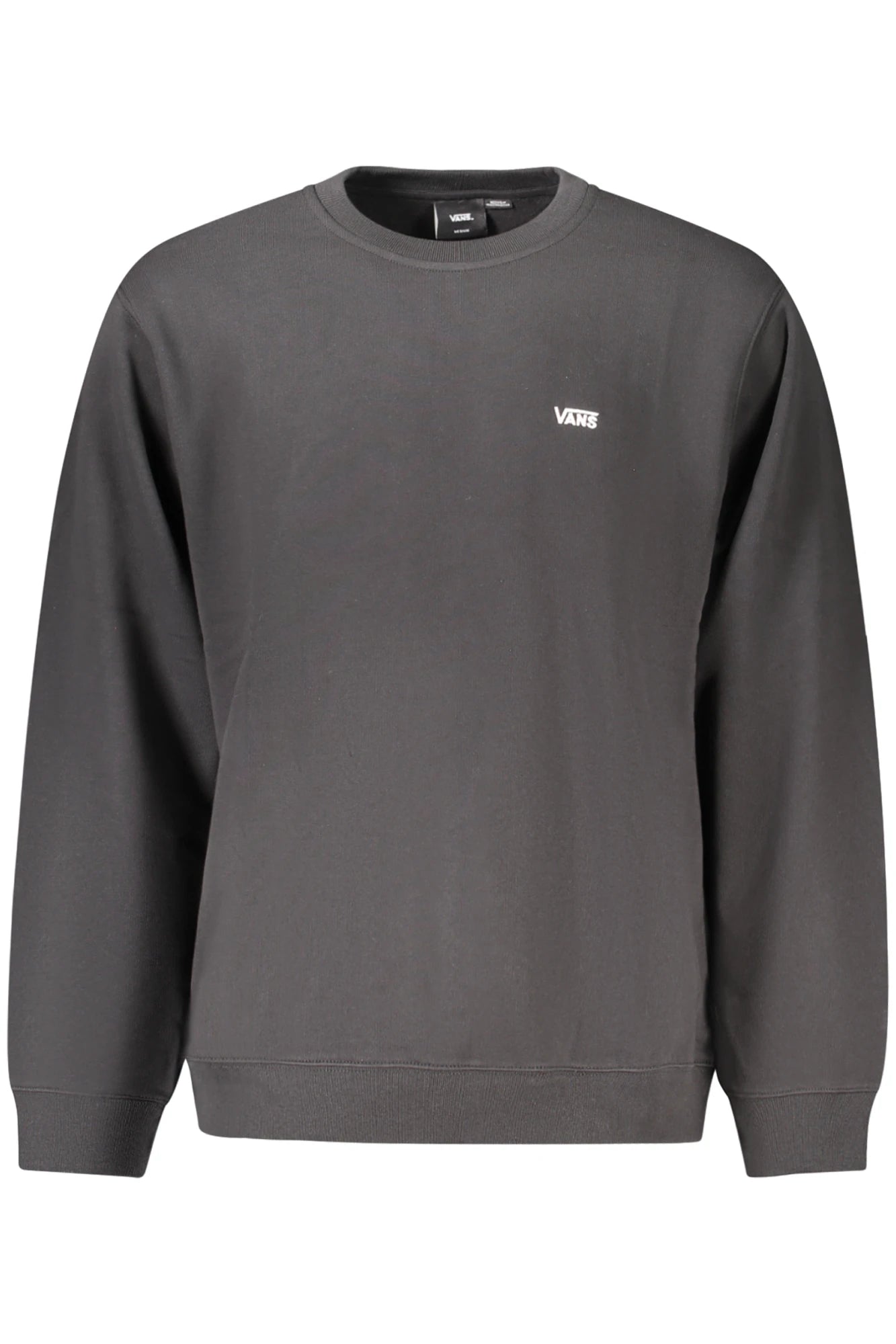 VANS MEN&#39;S BLACK ZIP-UP SWEATSHIRT