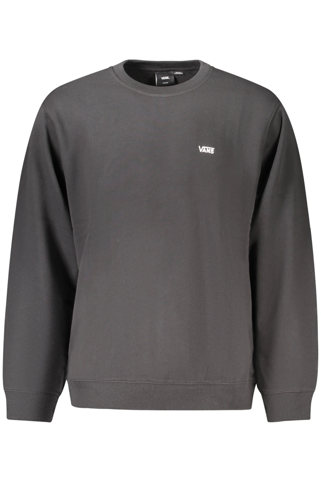 VANS MEN&#39;S BLACK ZIP-UP SWEATSHIRT
