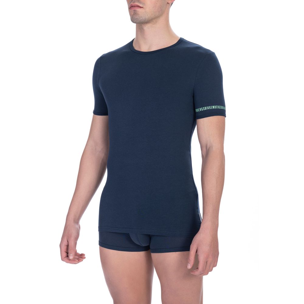 Bikkembergs Black Cotton Men T-Shirt Pack