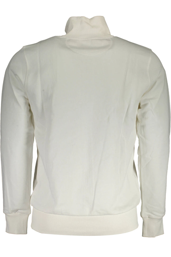 LA MARTINA MEN&#39;S WHITE ZIP-UP SWEATSHIRT