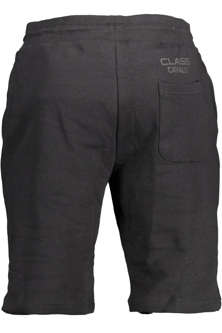 CAVALLI CLASS MEN&#39;S BERMUDA PANTS BLACK