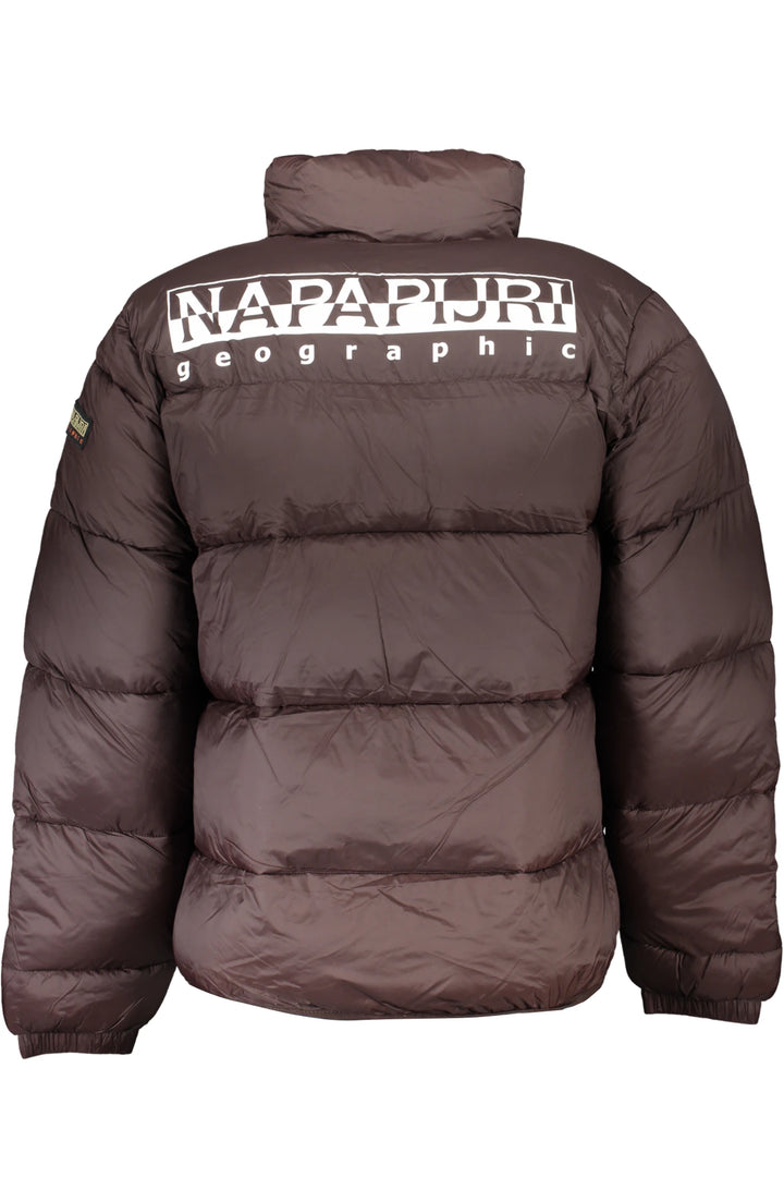 NAPAPIJRI BROWN MEN&#39;S JACKET
