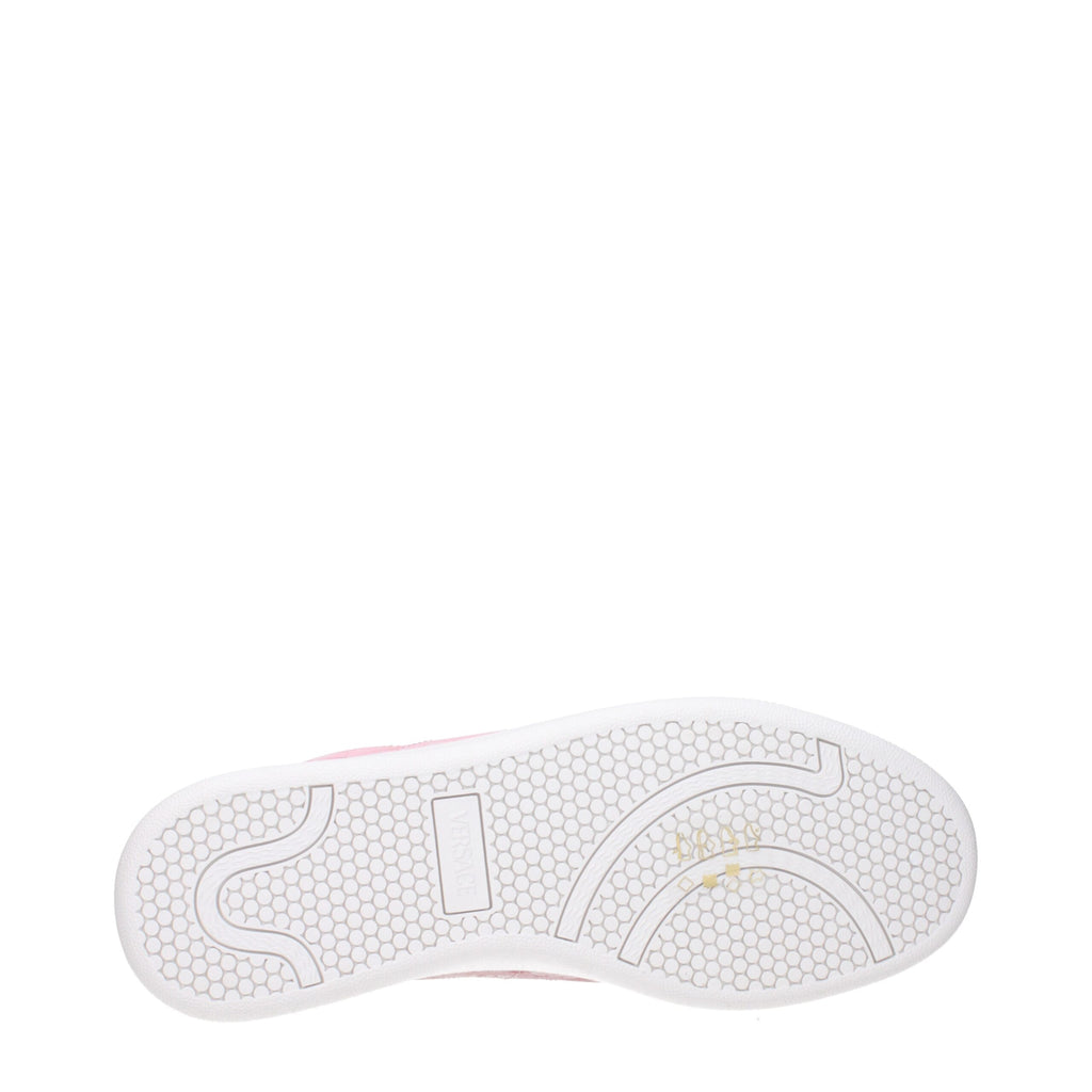 Versace Pink Leather Sneakers