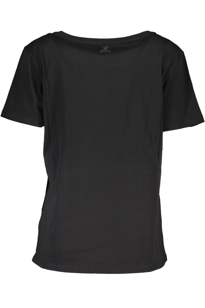 PATRIZIA PEPE WOMEN&#39;S SHORT SLEEVE T-SHIRT BLACK
