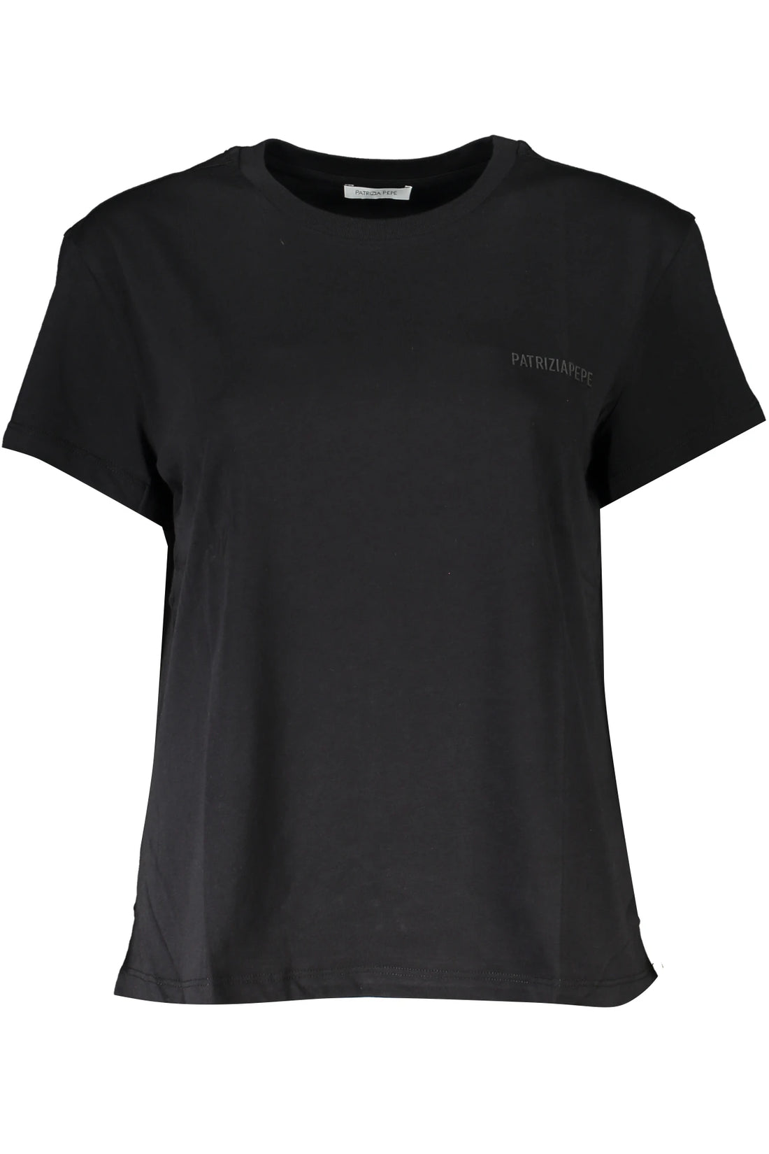 PATRIZIA PEPE WOMEN&#39;S SHORT SLEEVE T-SHIRT BLACK