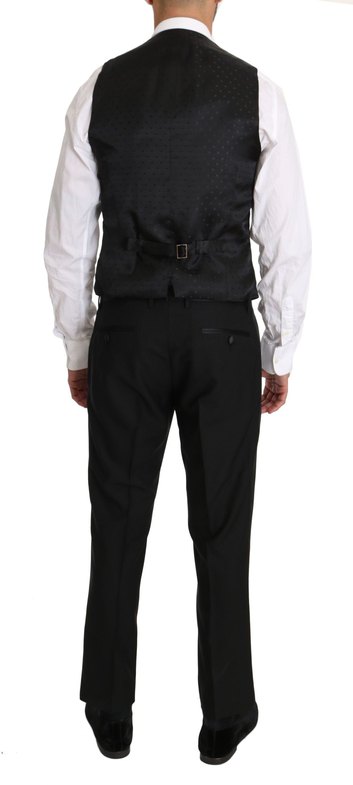 Gilet formel slim noir élégant Dolce &amp; Gabbana