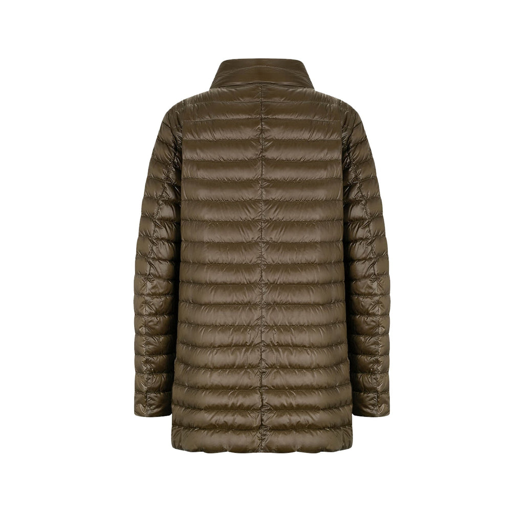 Herno Ultralight reversible A-line down Coat – Siebentaschen