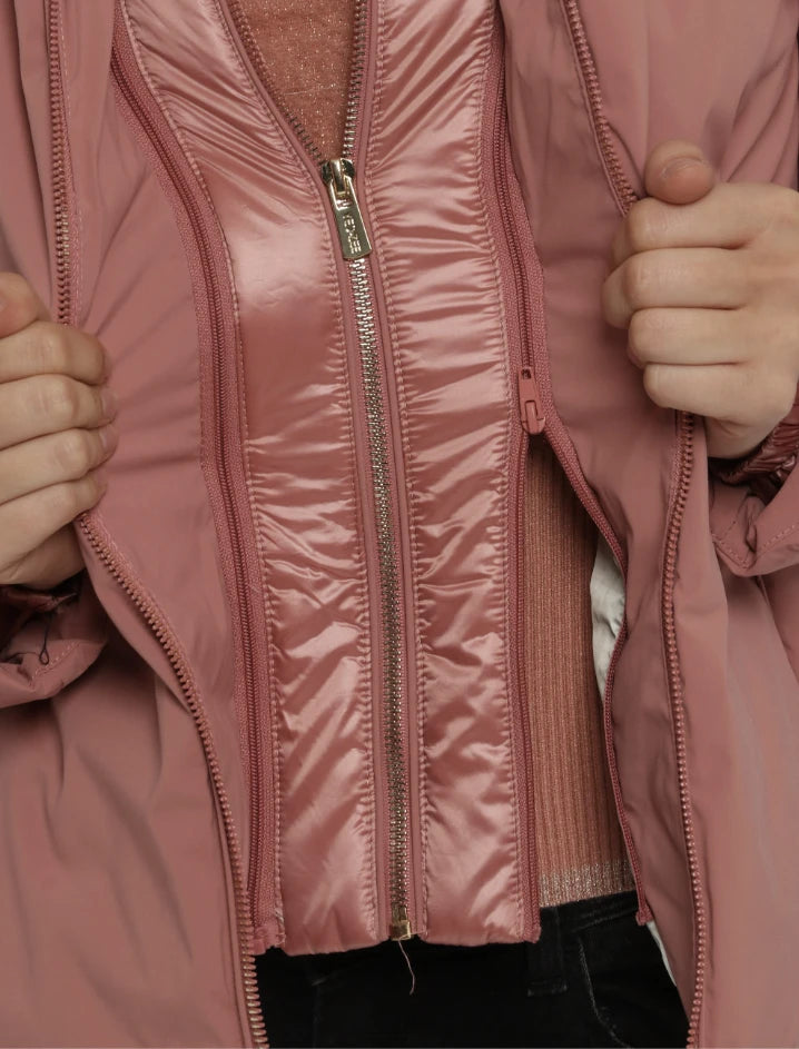 Yes Zee Jackets Pink Woman