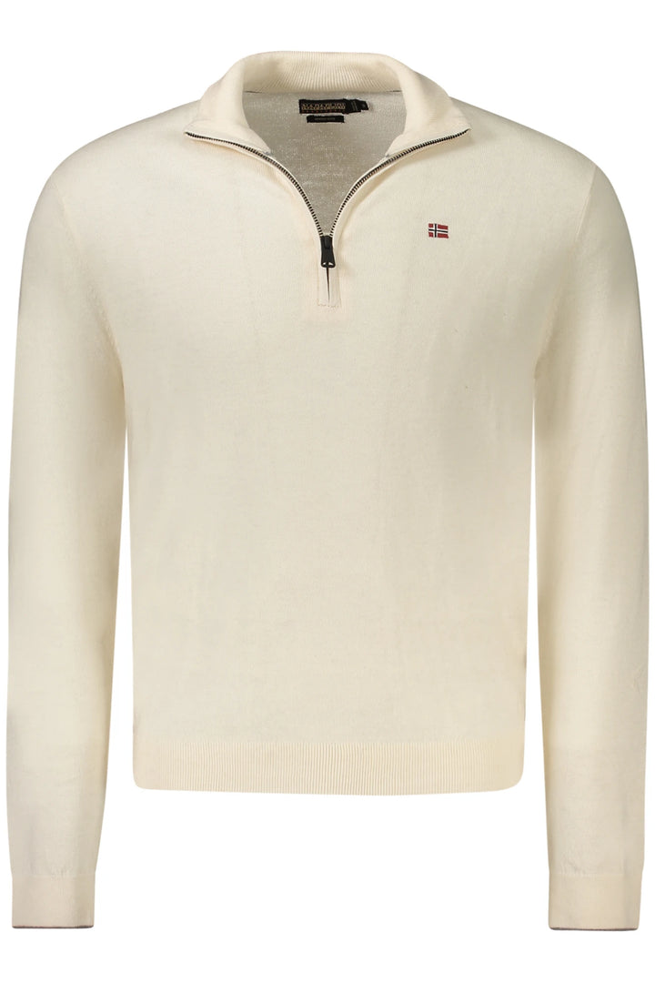 NAPAPIJRI MEN&#39;S WHITE SWEATER