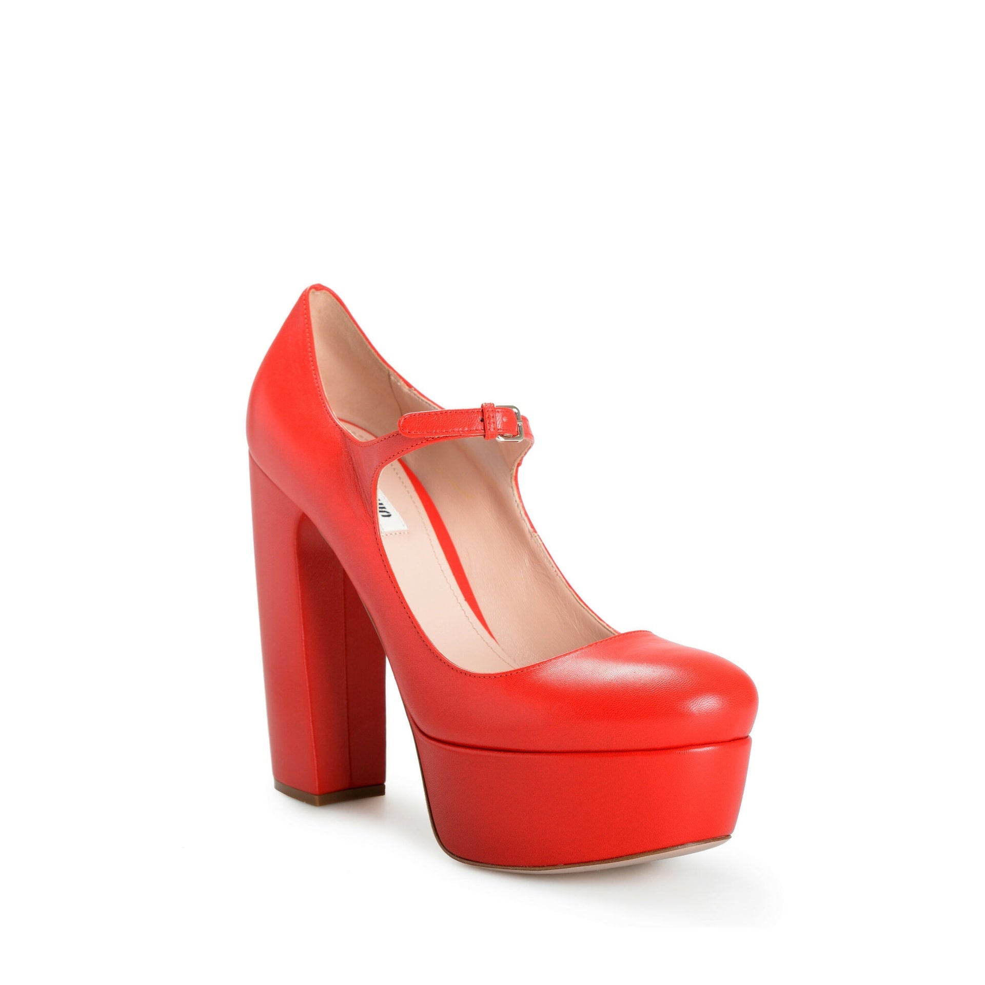 Miu Miu Leather Pumps - WOMEN SHOES - MIU MIU - Tluxy New