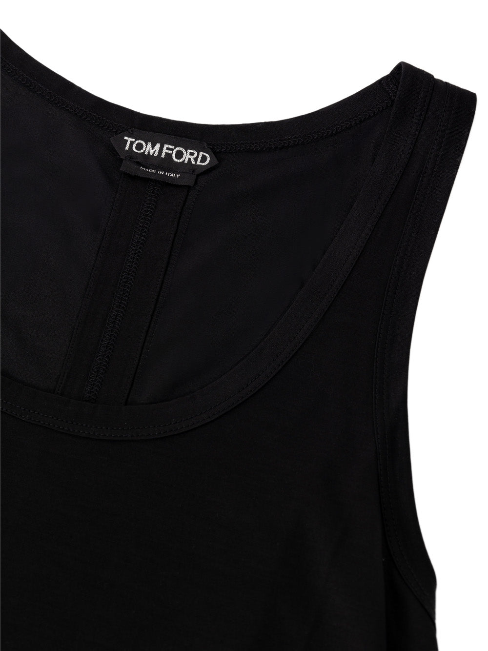 Tom Ford black silk sleeveless top