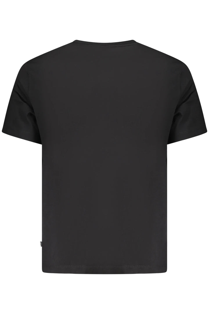 GUESS JEANS MEN&#39;S SHORT-SLEEVED T-SHIRT BLACK