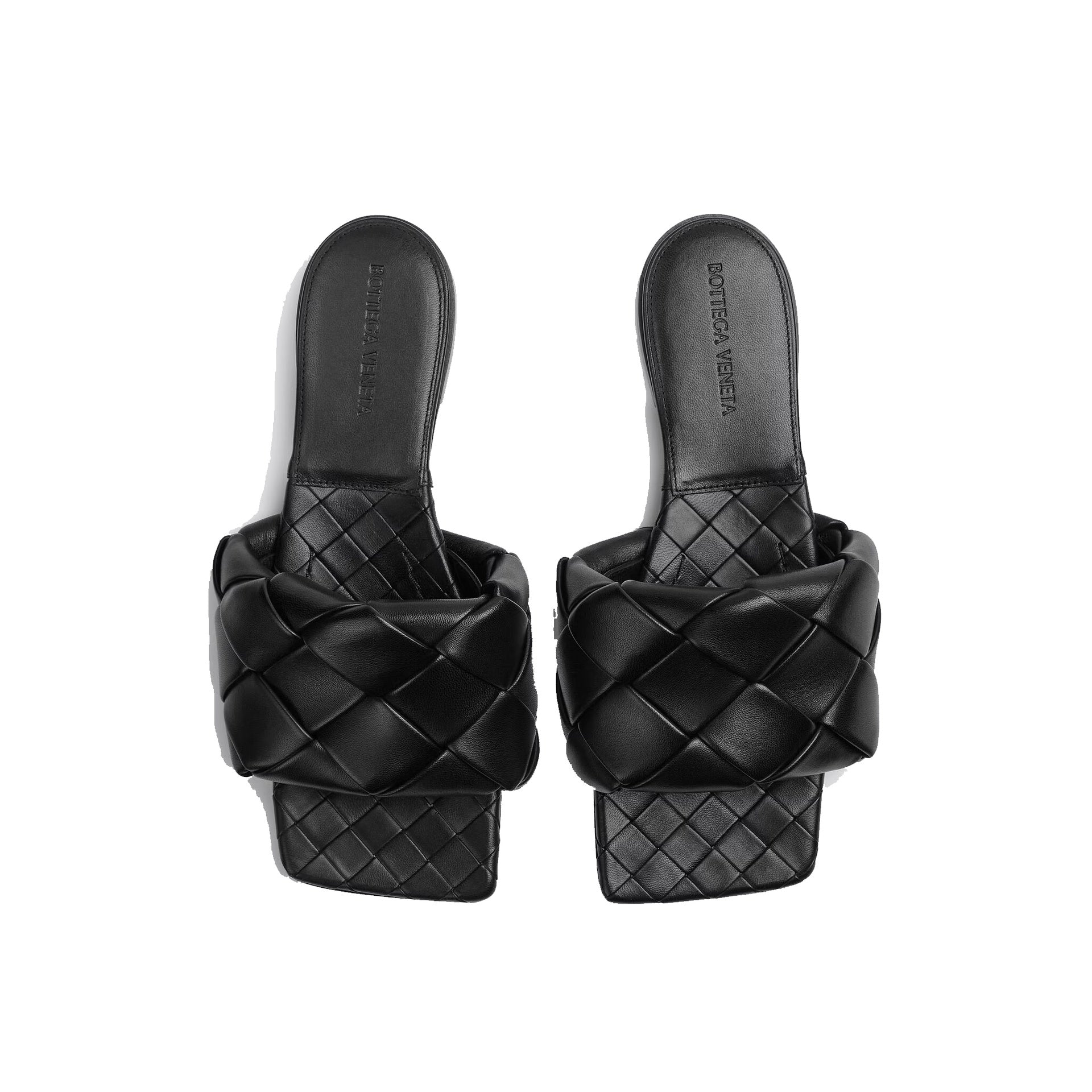 BOTTEGA VENETA Intrecciato leather flat sandals