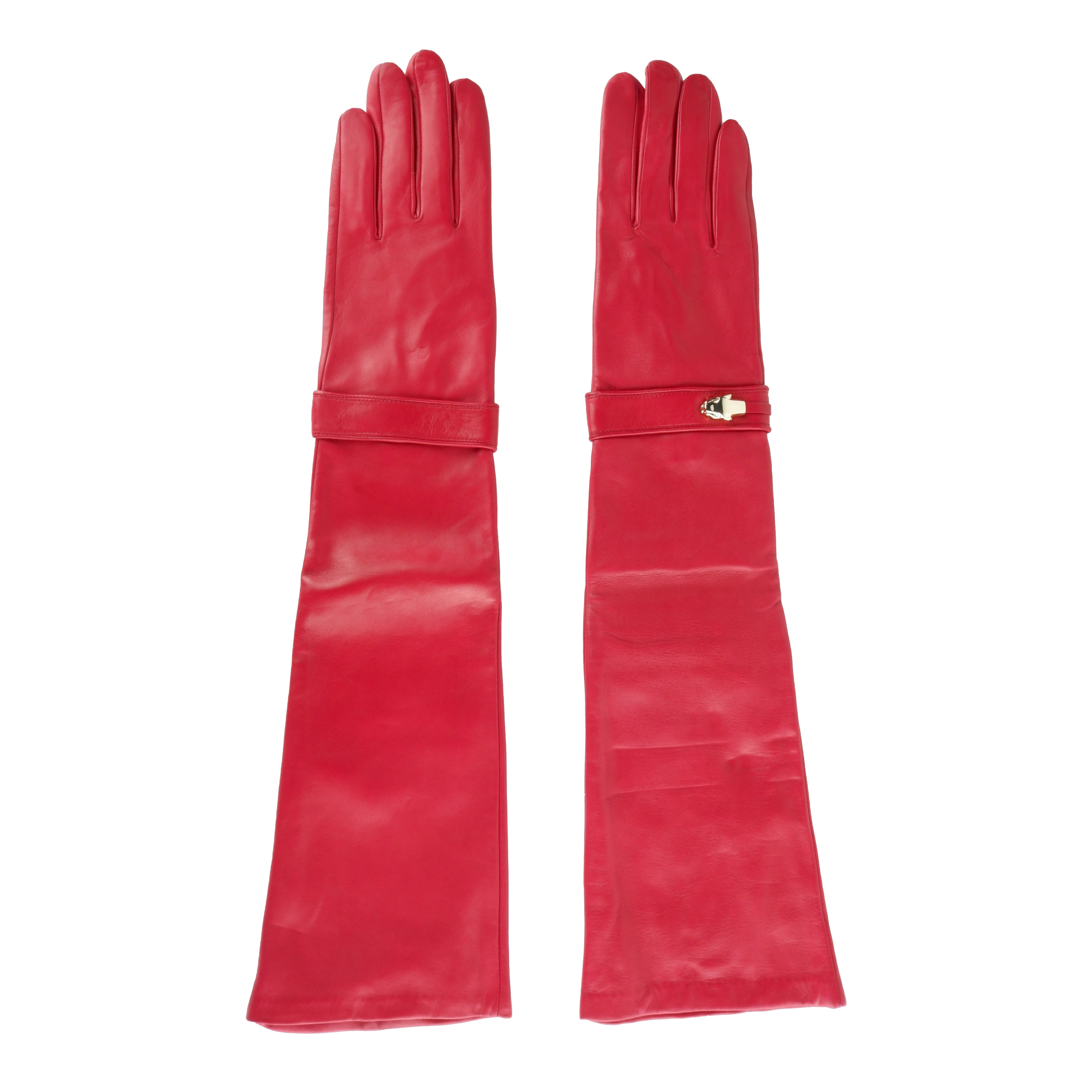 Cavalli Class Gloves Red Woman