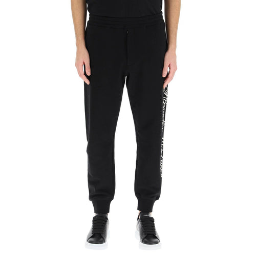 Alexander McQueen Logo Cotton Pants – Siebentaschen