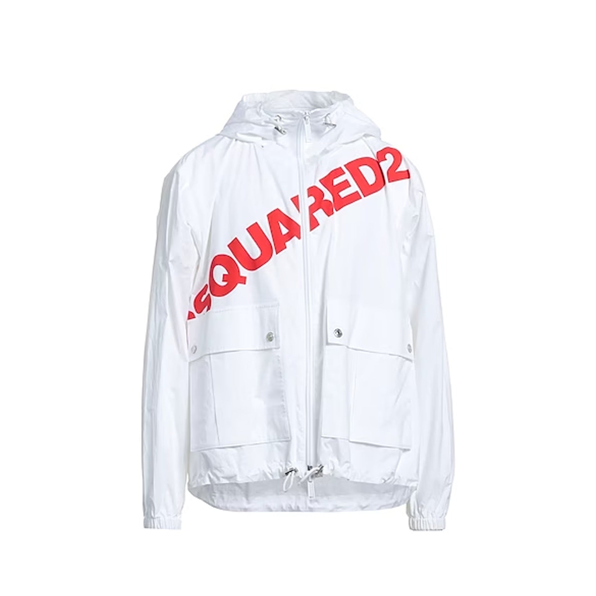 Dsquared2 Logo Hooded Windbreaker - MEN CLOTHING - DSQUARED2 - Tluxy New