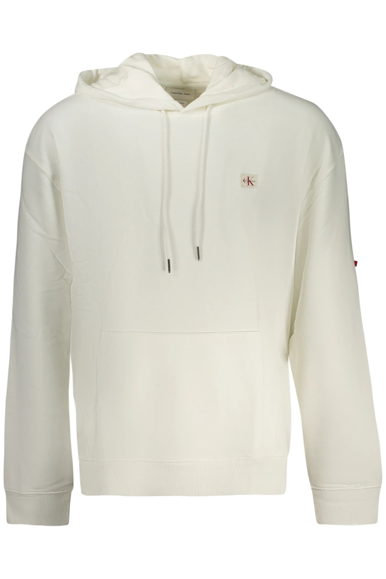 CALVIN KLEIN MEN&#39;S ZIP-UP SWEATSHIRT WHITE