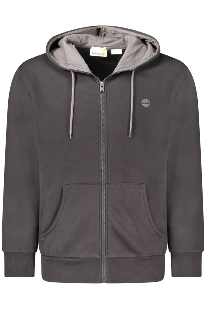TIMBERLAND MEN&#39;S BLACK ZIP-UP SWEATSHIRT