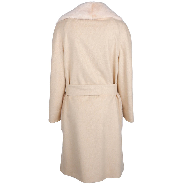 Loro Piana Fabric Coats Beige Woman