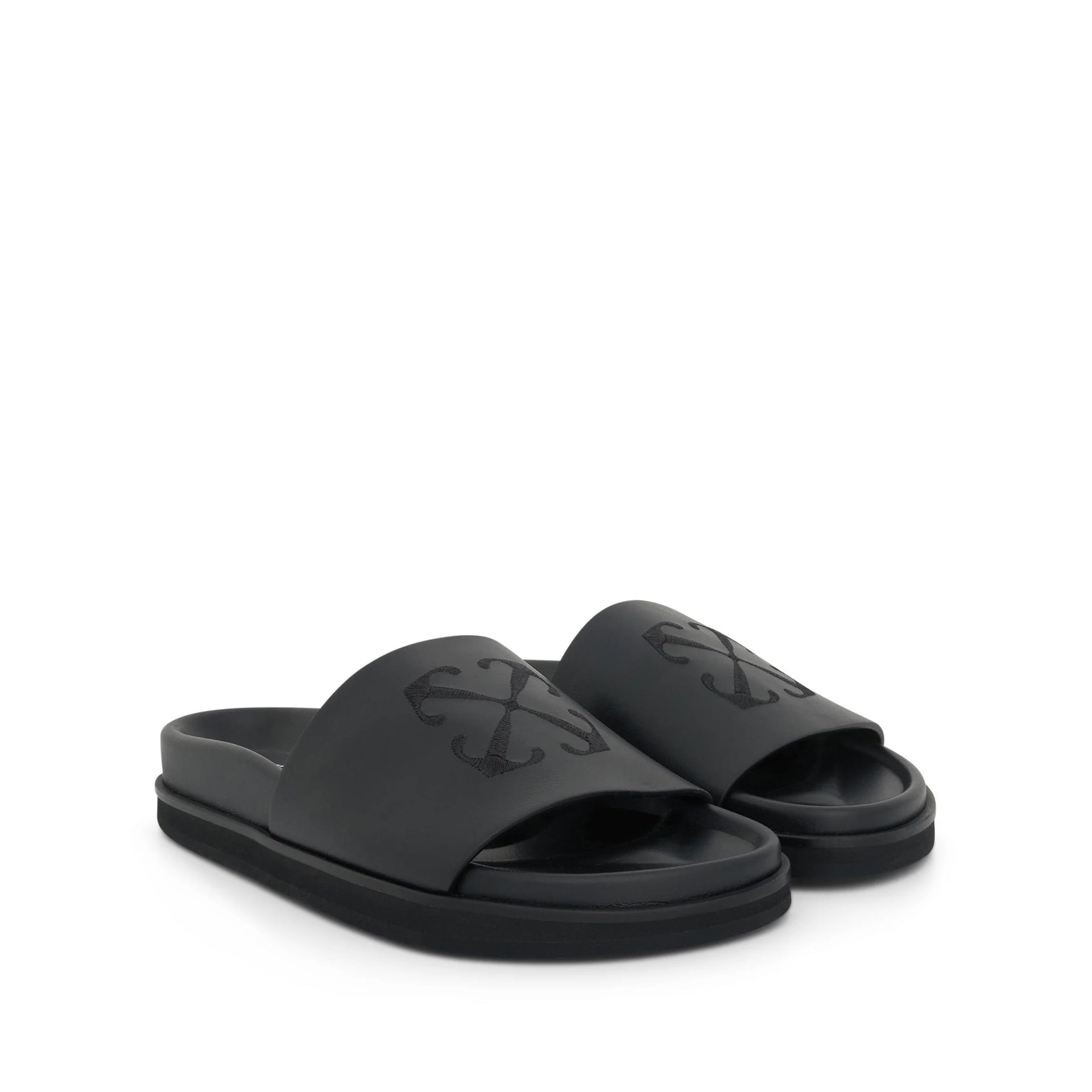 Off White Cloud Arrow Slippers