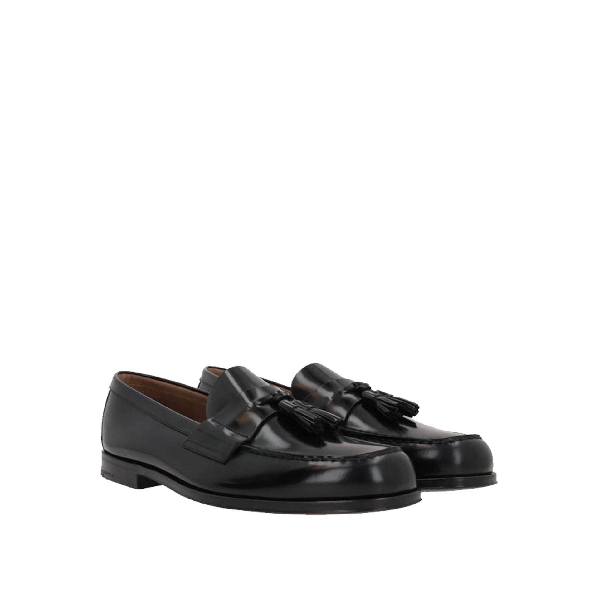 Prada Herren Leather Loafers