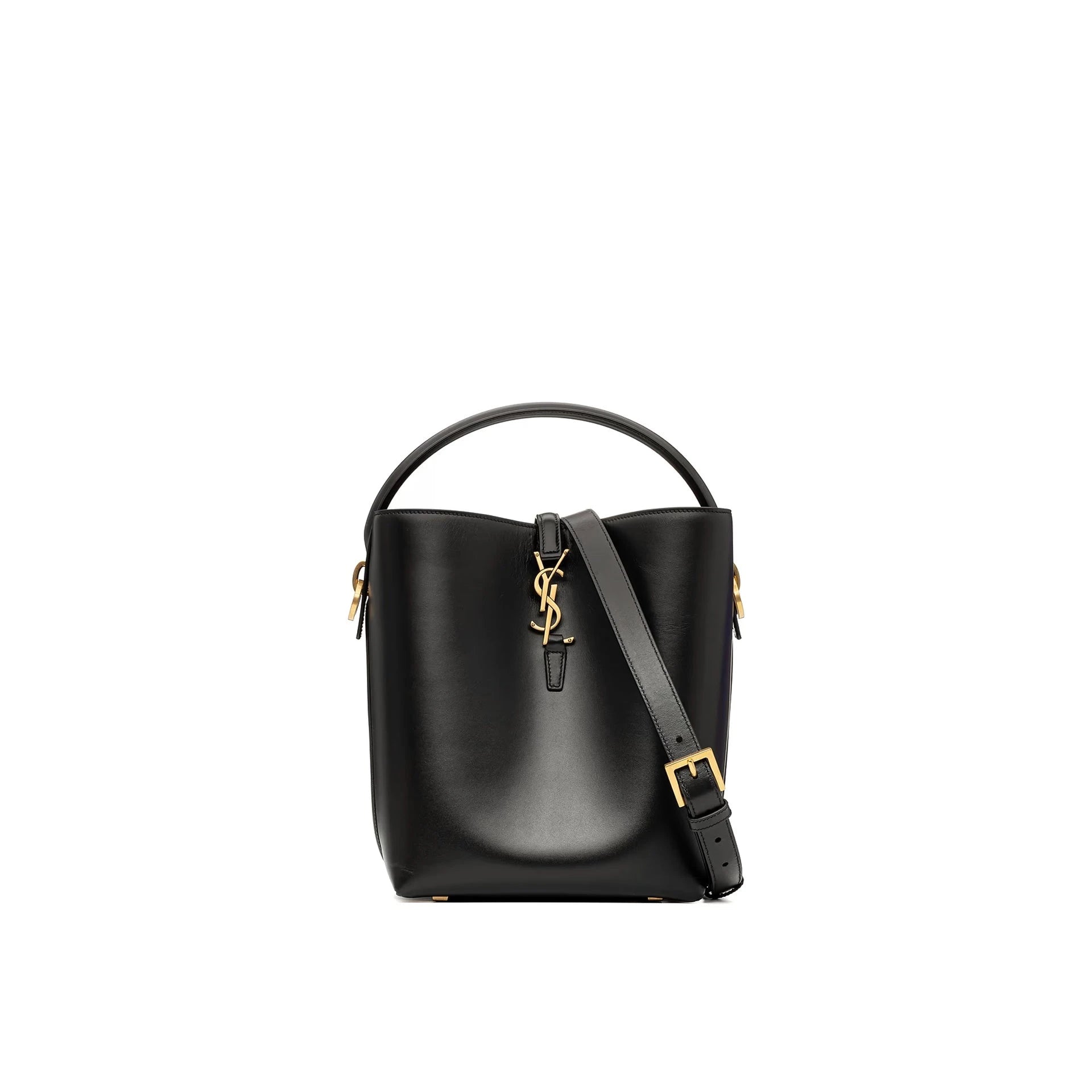 Saint Laurent Le 37 Small Leather Bucket Bag