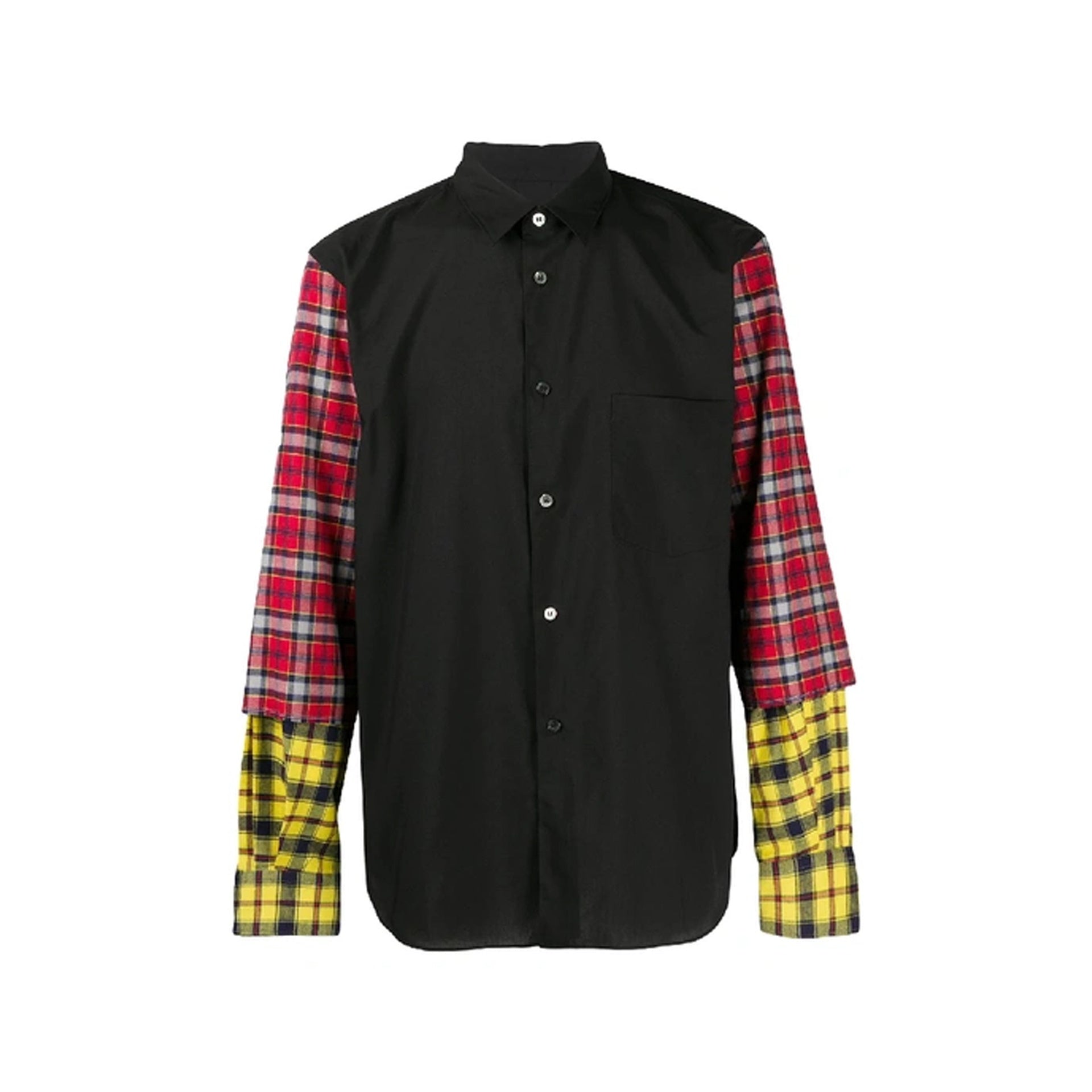 Comme Des Garçons Checked Sleeve Shirt